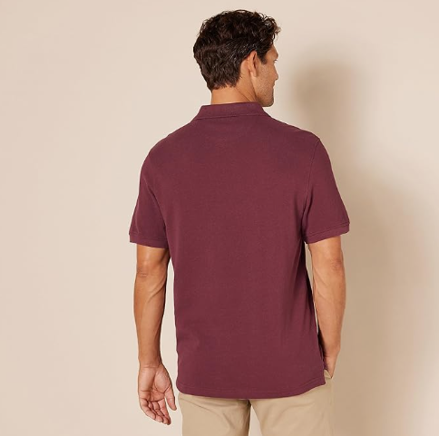 Men's Slim-Fit Short-Sleeve Cotton Pique Polo Shirt - Image 3