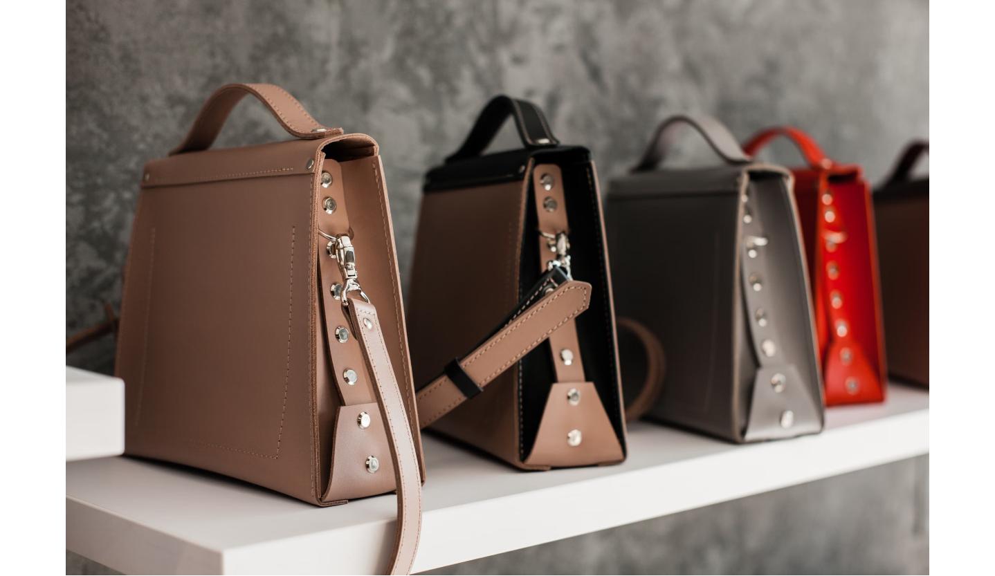 Structured Leather Handbag
